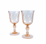 S/2 Pink Goblets