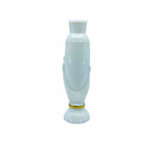 White Glass Hand Holding Vase
