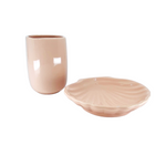 Pink Shell Bathroom Set