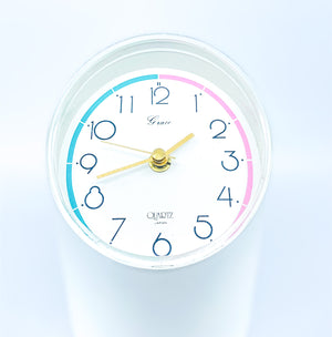 Grace Quartz Table Clock, Made in Japan
