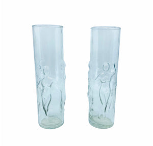 Vintage Libbey Glass “La Femme” Dancing Nude Glasses, 1 Available