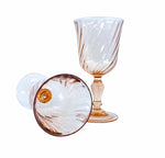 S/2 Pink Goblets