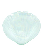 Rare 1960’s Kamei Craft Japan Carnival Iridescent Glass Shell Plate