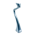 Sculptural Swan Aluminum Candlestick