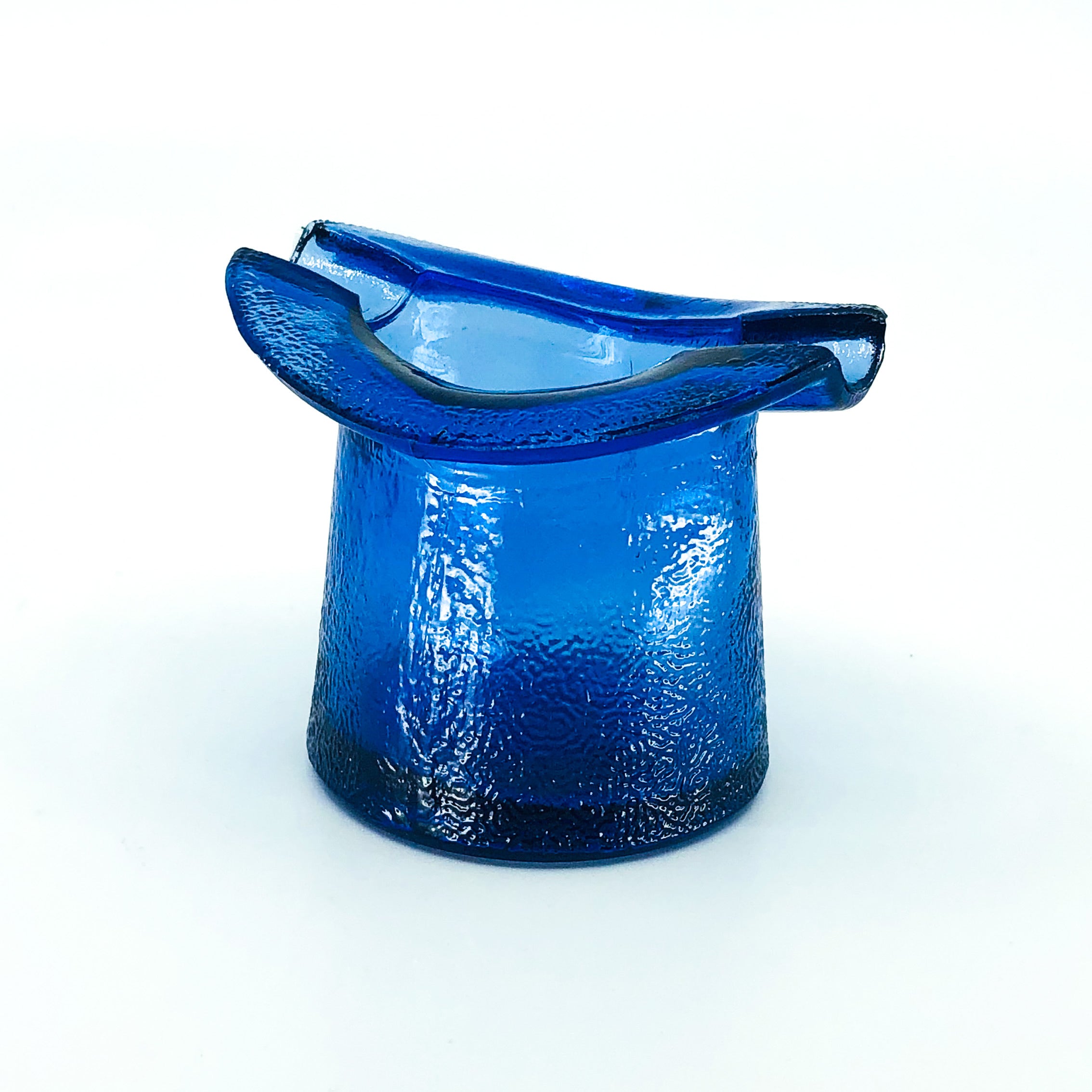 Glass Top Hat Ashtray