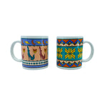 Vintage Studio Nova Southwestern Mugs, Pair