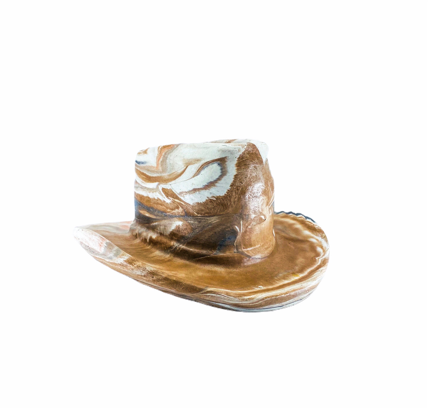 Comanche Pottery Cowboy Hat Planter