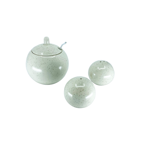 Massimo Vignelli for Sasaki Sugar Bowl and Salt & Pepper Set
