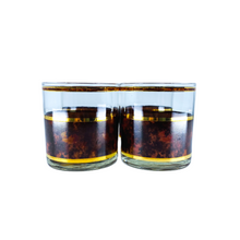 Vintage 60’s Culver Glass Tortoise Design, Set of 4