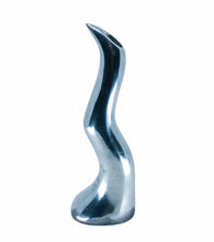 Danish Modernist Anna Everlund Cast Solid Aluminum Ljusstake Candlestick Holder