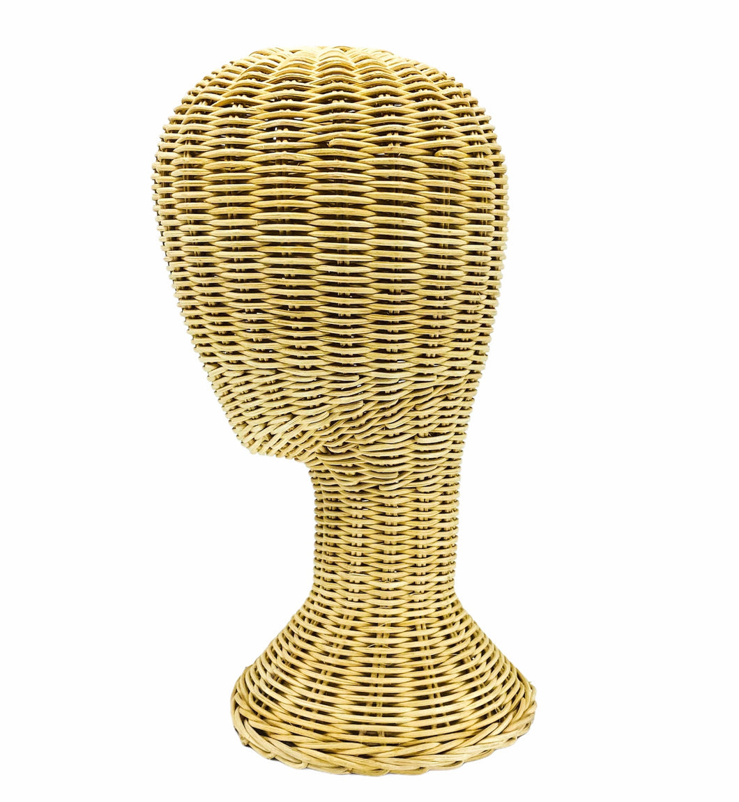 Vintage Handmade Rattan Hat Holder