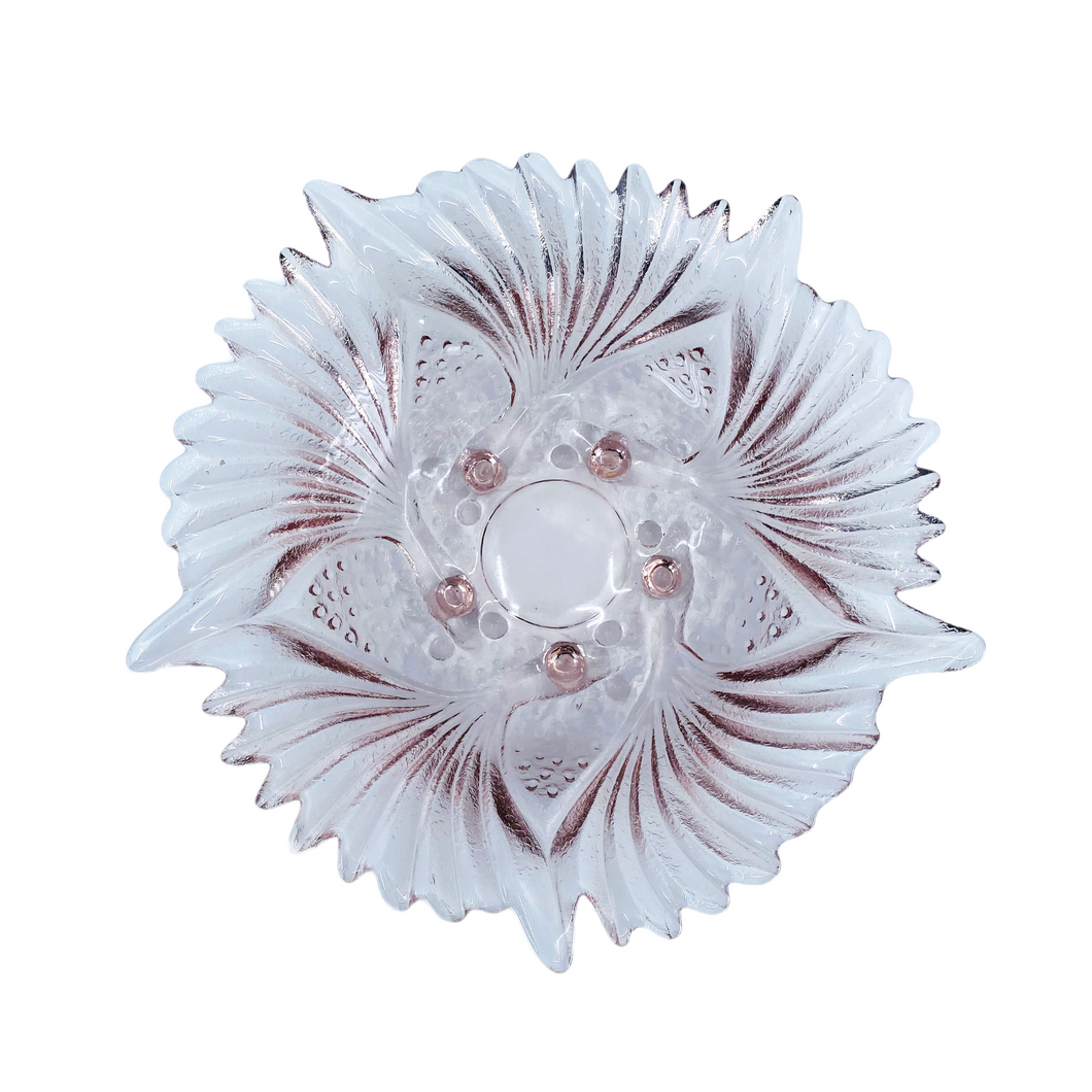 Iridescent Lilac Starburst Dish