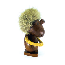 1950s Hans Bolling teak figurine "The Optimist" by Ørskov and Co. Denmark