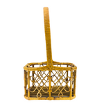 Vintage Rattan Wine Bottle Holder