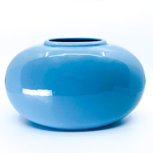 Royal Haeger Pale Blue Oval Vase