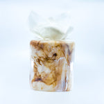 Faux Marble Tissue Holder