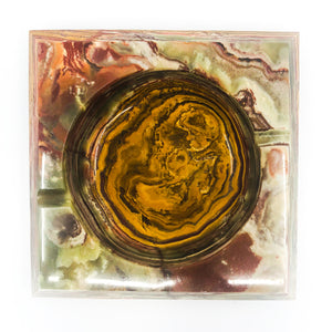 Vintage Marble Ashtray / Catchall, Heavy