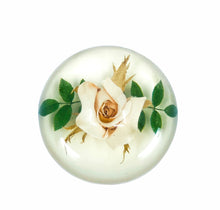 W. Rolfe Floral Rose Paperweight