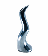 Danish Modernist Anna Everlund Cast Solid Aluminum Ljusstake Candlestick Holder