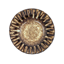 Large Studio Pottery Round Brown Ashtray