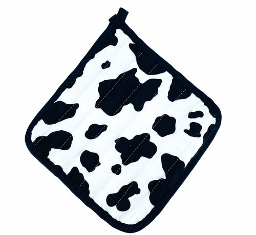 Cow Print Oven Square
