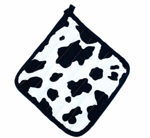Cow Print Oven Square