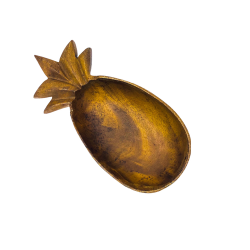 Hand Carved Monkeypod Pineapple Bowl